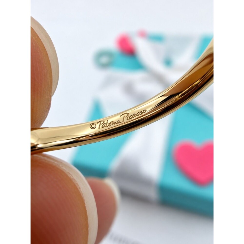EXT RARE Tiffany & Co. 18k Lemon Quartz Paloma Picasso Sugar Stacks Ring, Sz 5 - Picture 6 of 6